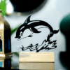 Dolphin Delight table art