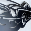 Mustang magic metal art details