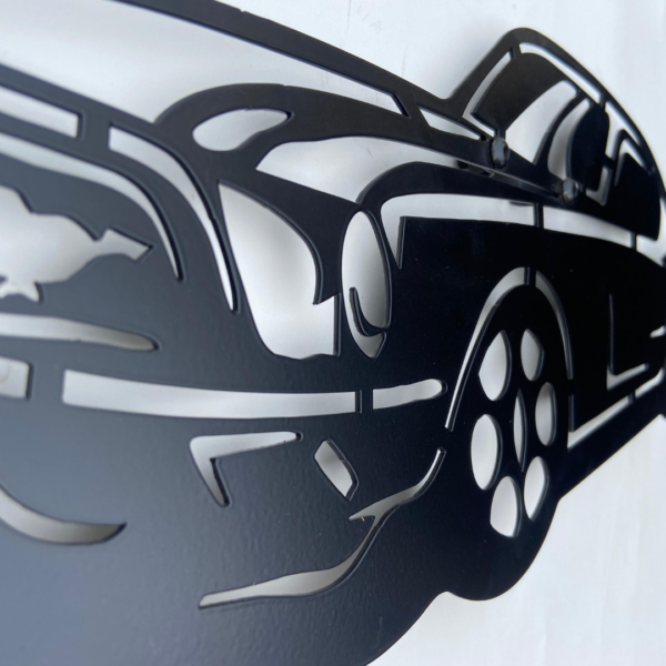 Mustang magic metal art details