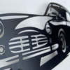 Classic ride metal art details