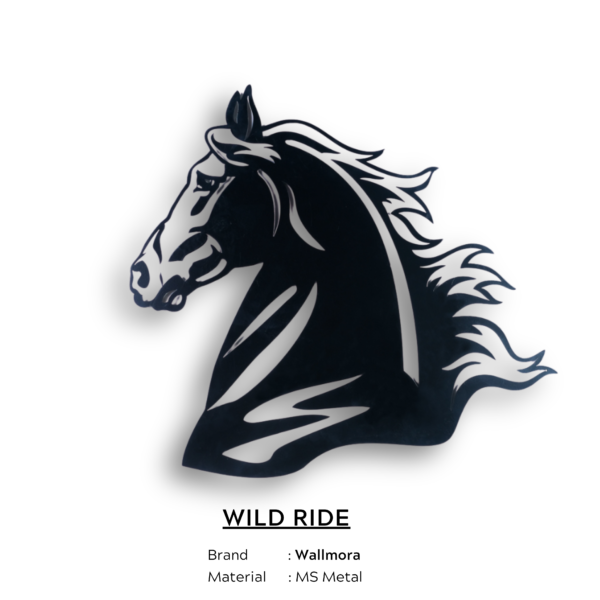 Horse metal art by wallmora