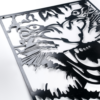 Roaring Tiger Metal Art