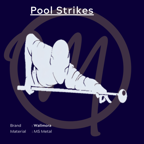 Pool Strike Metal Art Sizes