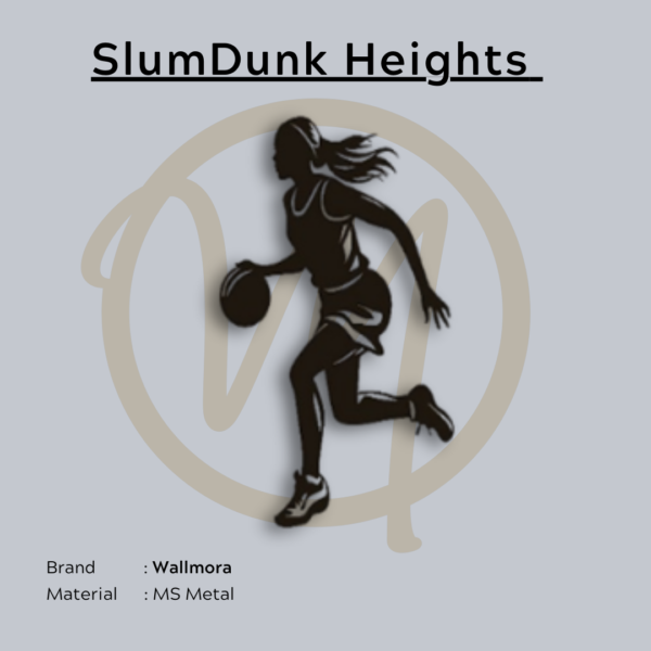 SlumDunk Heights Metal art by Wallmora