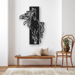 The Black Bolt metal art