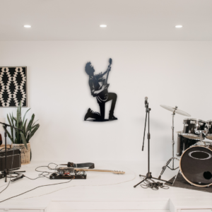 Guitar Dairies metal art