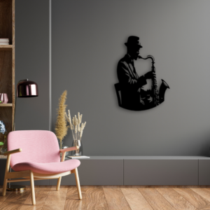 Sax Soother metal art