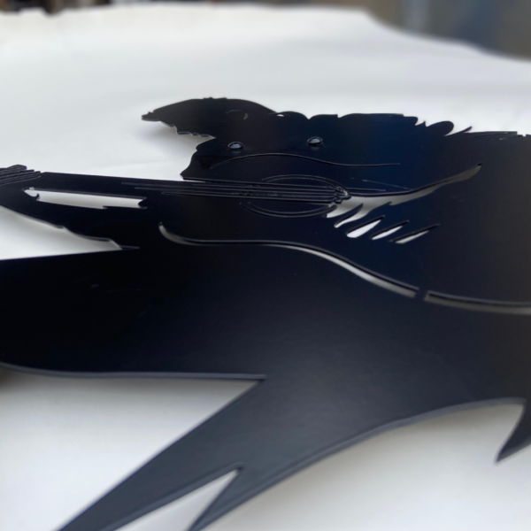 Silent Soloist metal art details