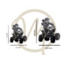 Desert machine metal art size