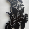 Desert machine metal art details
