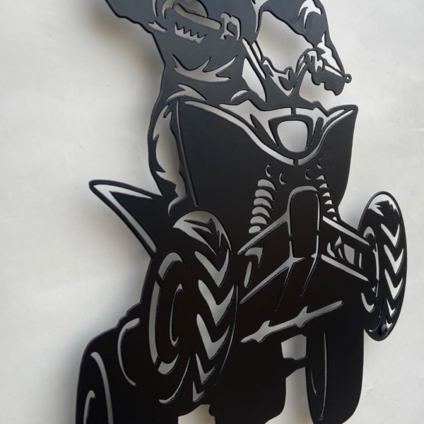 Desert machine metal art details