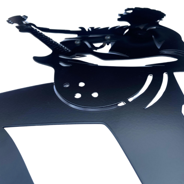 Guitar Dairies metal art details