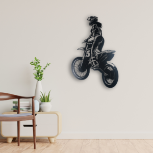 Moto madness metal art/Dirt Bike metal art