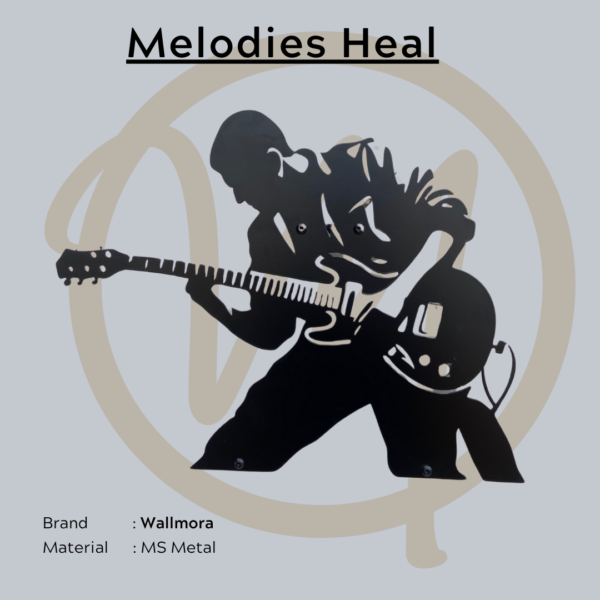 Melodies Heal metal art by Wallmora