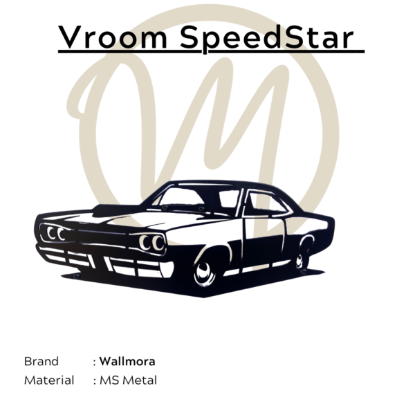 Car metal art by Wallmora