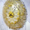 Noor Al-Kursi Metal Clock